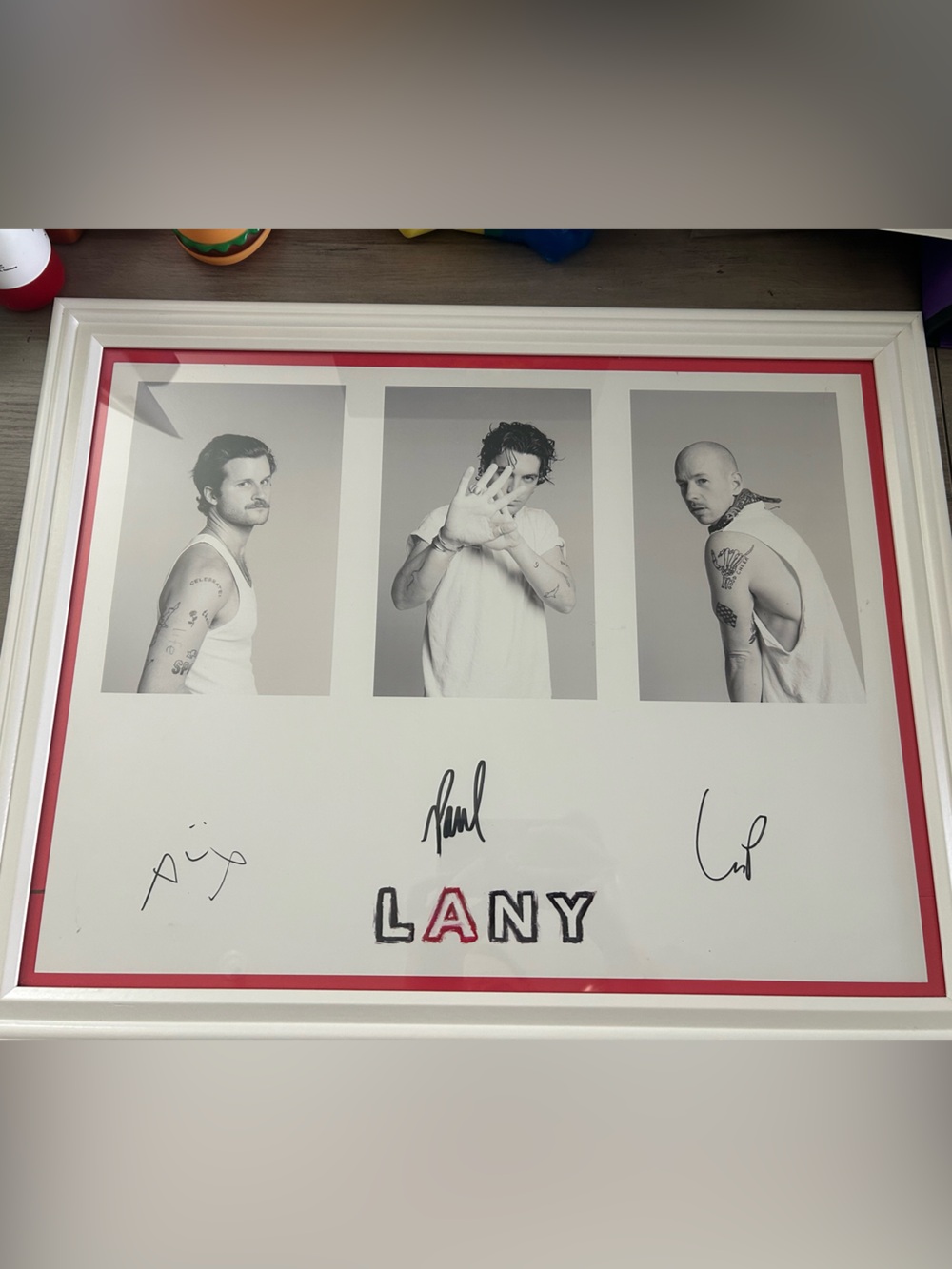 LANY Merch Signed Poster